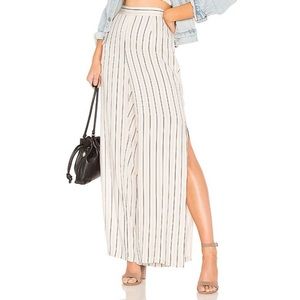 BB Dakota Rebekah Slit Wide-Leg Pants